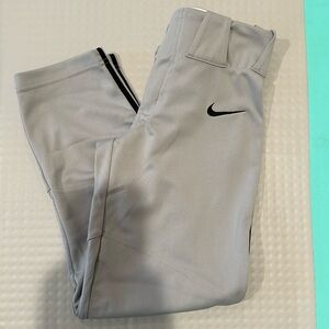 Nike Boy Baseball Pants Light Gray Size Small